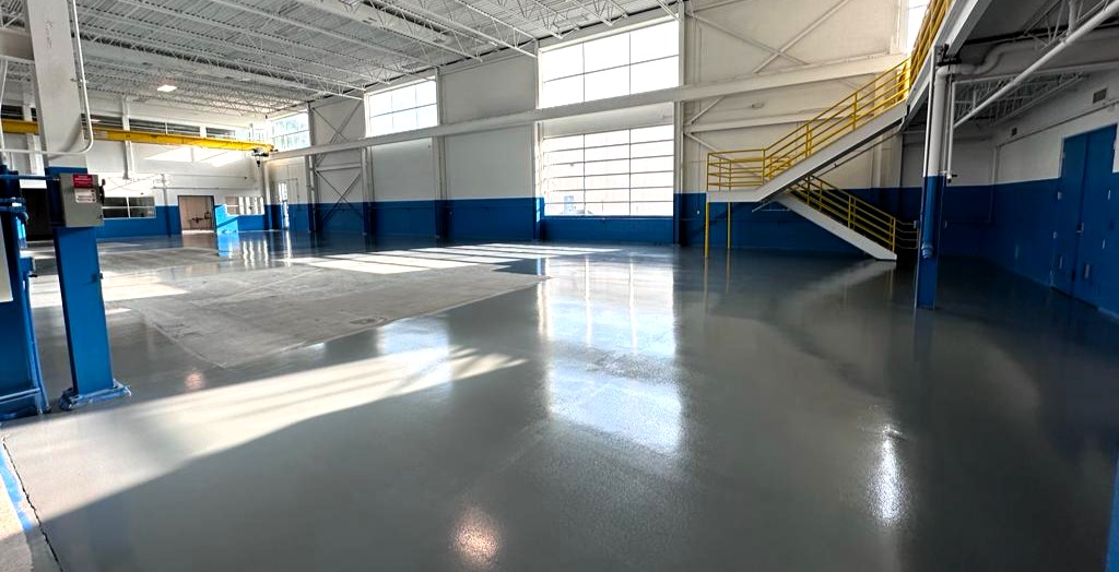 Industrial epoxy flooring